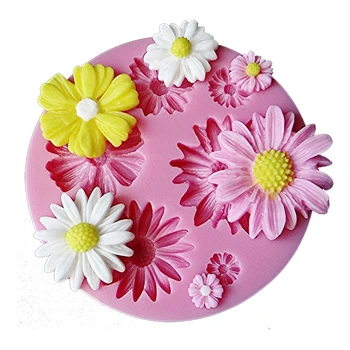 1 pc Obrti Cupcake Bloom 3D Rose Cvet Fondat Silikonsko Plesni Plesni Peko Torto, Sladkarije, Čokolada, Sladkor, Milo Piškotki Obliki Žele