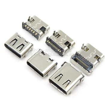 10PCS TIP-C USB SMD Ženski Vtičnico 6/16/24P 6/16/24PIN HD prenos vmesnik za Pametne telefone koncu Vtič za napajanje Modul