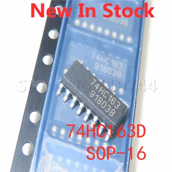 10PCS/VELIKO 74HC163 74HC163D SN74HC163DR SMD SOP-16 digital logic čip, ki je Na Zalogi, NOVO izvirno IC