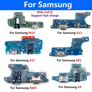 20 Kos Polnjenje prek kabla USB Priključek Za Samsung A02S A03S A12 A02 A12 A30S A50S A01 Jedro A10S M15 M16 A20S M12 M14 A7 2018 A750