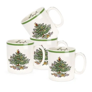 4 Kos 9 Oz Božično drevo vrč mleko bela Nordijska Božič vrč novoletno darilo doma aparat za Vrč Drinkware Otrok Darilo
