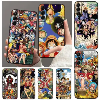 Anime Enem Kosu Luffy Roronoa Zoro Primeru Telefon za Samsung Galaxy S21 S22 Ultra S20 FE S9 S10 Plus 5G lite 2020 Mehko Funda Pokrov