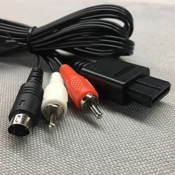 BUKIM 1,8 m / 6 m S-video kabel za Nintendo SNES, za N64, Igri Cube. Svideo SVHS