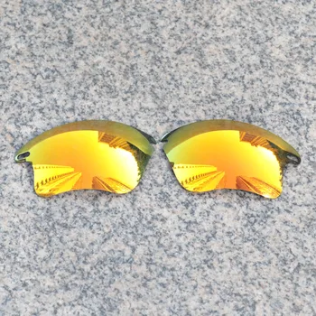 Debelo E. O. S Polarizirana Enhanced Zamenjava Leč za Oakley Hitro Jakna XL sončna Očala - Ogenj Rdeče Polarizirana Ogledalo
