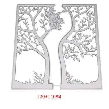 Drevo Rezanje Kovin Matrice Šablona Za DIY Scrapbooking Papir, Kartice Reliefi Obrti Dekor 95AA