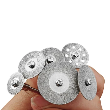 Pinkman 35 40 50 60 mm Rotacijski Orodje Krožne Žage za Rezanje Plošč Diamantni Disk Vretenu Za Dremel Mini Vaja električno Orodje,