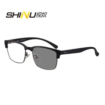 SHINU Photochromic sončna Očala Postopno Obravnavi Očala Moških Photochromic bifocal obravnavi očala jasno, na vrhu recept Rv