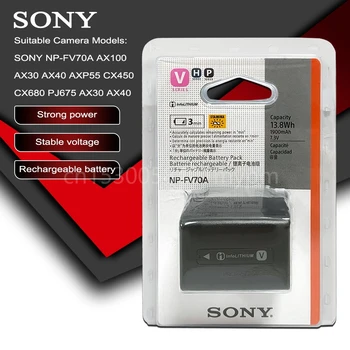 Sony Original NP-FV70A NP FV70A Fotoaparat Baterija za Sony AX700 AX45 60 AX100E AXP55
