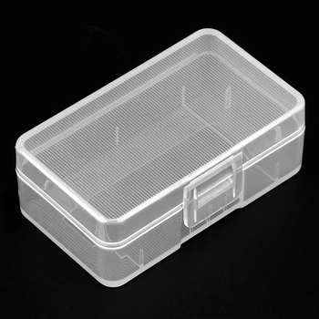 Soshine Prenosne Trde Plastike Primeru Imetnik Škatla za Shranjevanje Trajne Pregleden Baterije Škatla za Shranjevanje, Primerni za 1 Pc 9V Baterijo
