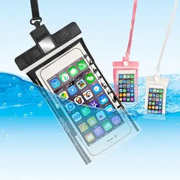 Telefon Podvodno Ohišje Multi-funkcijo Piščalka Nepremočljiva Torbica za Mobilni Telefoni Prenosna Torba Planinarjenje, Jahanje, Plavanje, Potapljanje 4