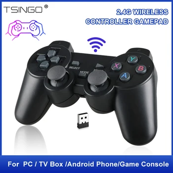 TSINGO 2,4 Ghz Brezžični Gamepad Za PS3 / PC / TV Box /Android Telefon Igra Krmilnik Palčko Za Super Konzolo X Pro