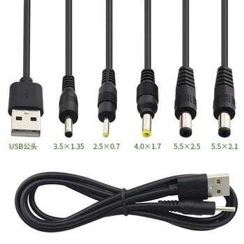 Vrata USB 2,0*0,6 mm 2.5*0.7 mm 3,5*1.35 mm 4,0*1,7 mm 5.5*2.1 mm 5V DC Sod Vtičnica za Napajalni Kabel Priključek