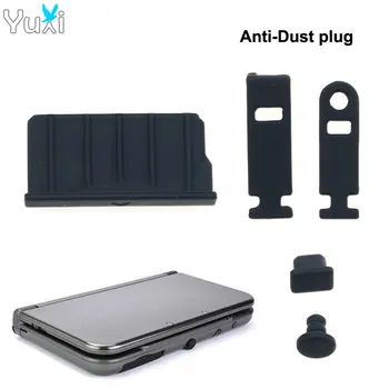 YuXi Silikonski Anti-Prah Vtič za Slušalke Polnjenje Dock Prah Dokaz Pokrovček Reže Za Nintend Novi 3DS XL LL 3DSXL 3DSLL 2DS