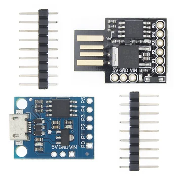 Črno modra TINY85 Digispark Kickstarter Mikro Razvoj Odbor ATTINY85 modul za Arduino IIC I2C USB